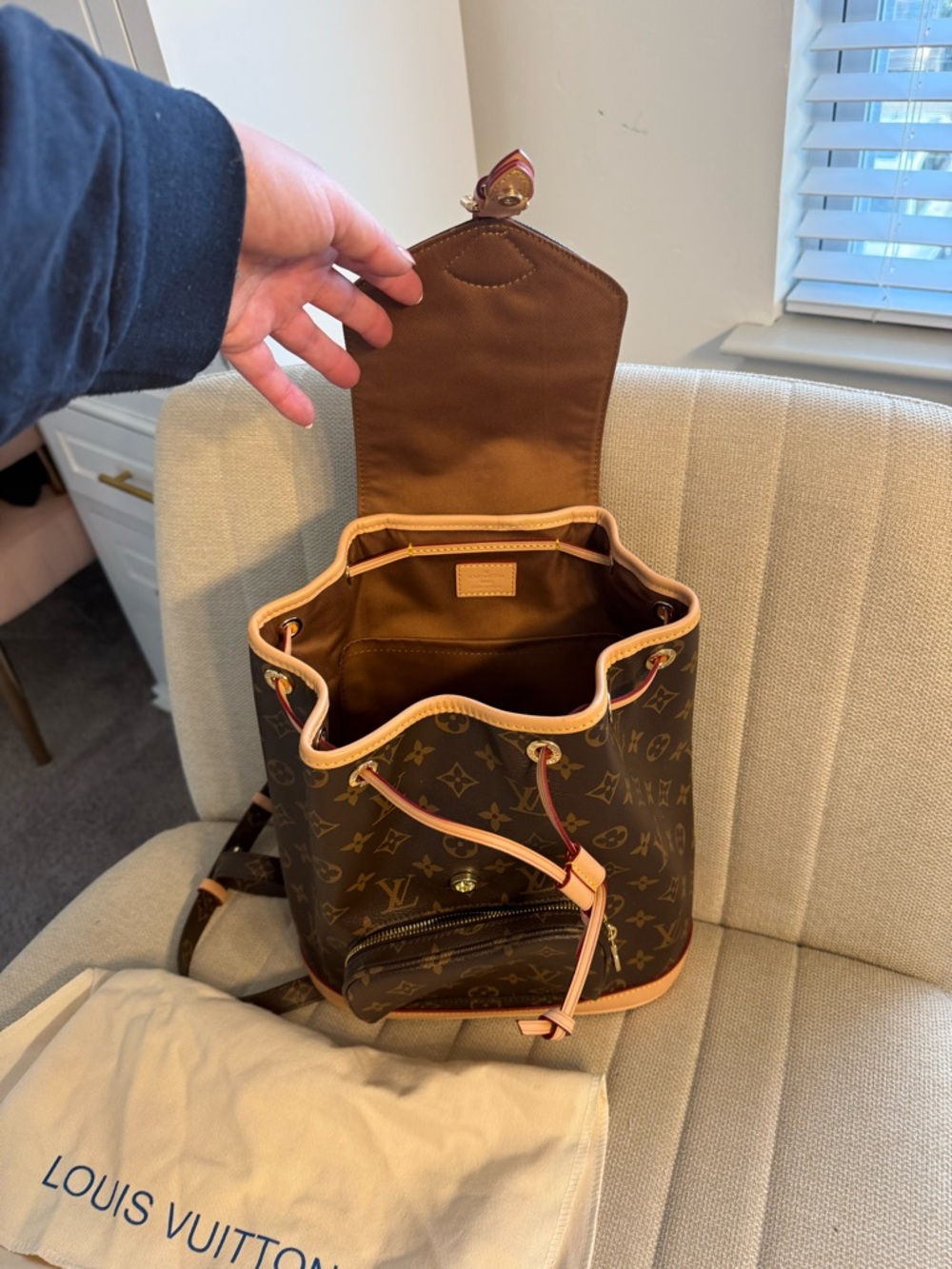 LV Montsouris Mini Backpack - Picture 5 of 8